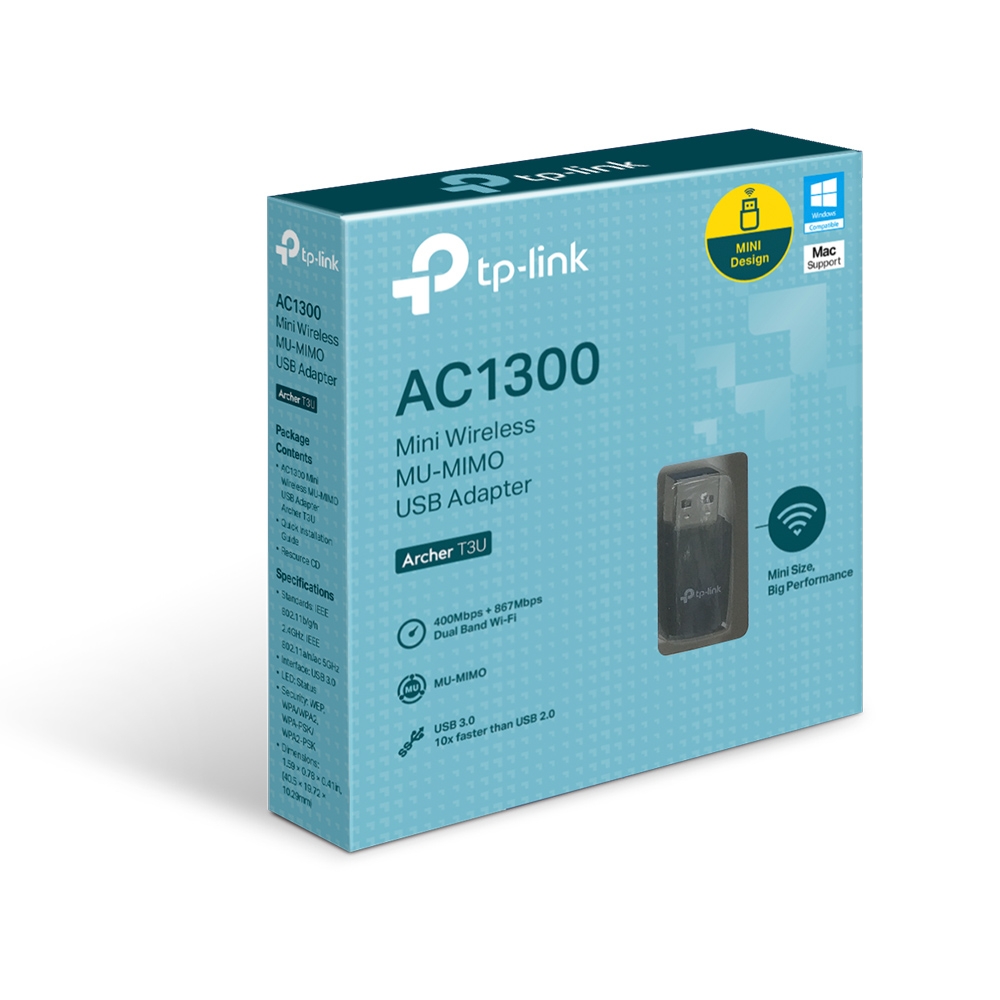 TP-Link Archer T3U - Network adapter - USB 3.0 - 802.11ac