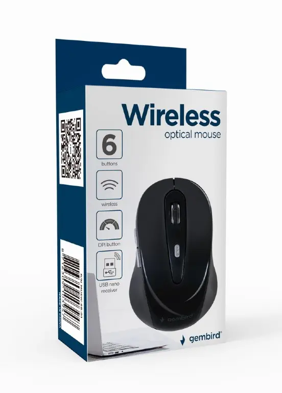 GEMBIRD | Wireless Optical mouse | MUSW-6B-01